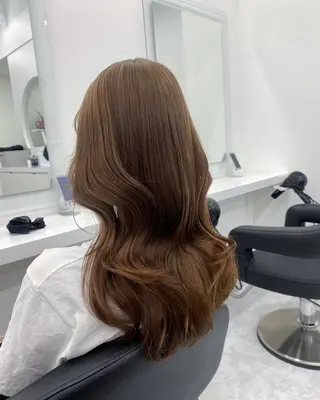 ロング カラー パーマ ヘアアレンジ メンズ キッズ ♥️韓国ヘア レイヤー♥️ゆりのヘアスタイル