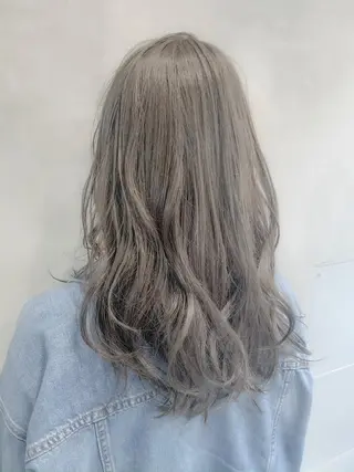 ミディアム カラー ヘアアレンジ ミニボブ/ブリーチ 🌈MISATOのヘアスタイル