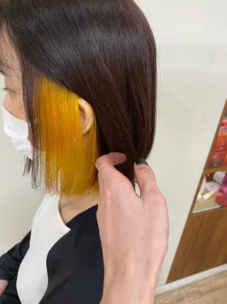 カラー SALOWIN栄 高須大貴のヘアスタイル