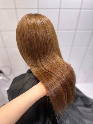 カラー 🤍海外girl🤍 ベージュ/ALISAのヘアスタイル