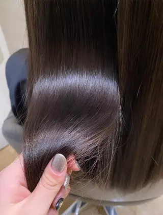 セミロング カラー カットモデル様無料 💎saaya💎のヘアスタイル