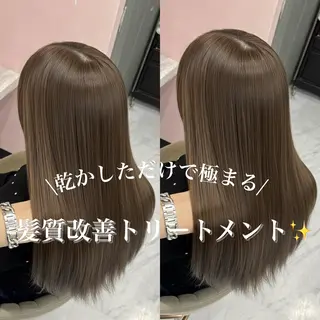 ロング レイヤー/髪質改善 縮毛/ハッシュカットのヘアスタイル