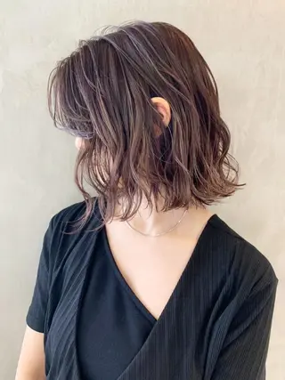 ショート カラー パーマ ヘアアレンジ ITbyALBUM 中野店のヘアスタイル