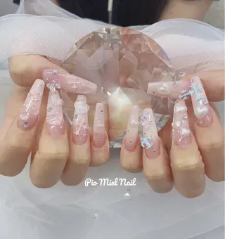 ネイル HANA 長さだしのネイルデザイン