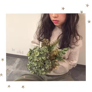 セミロング 市川 千夏のヘアスタイル