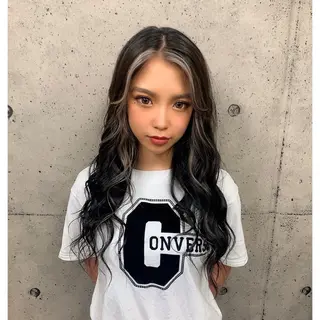 ロング カラー 奥山義進/大宮 /ダブルカラーのヘアスタイル