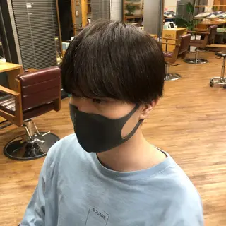 カラー メンズ 中村 彪我のヘアスタイル