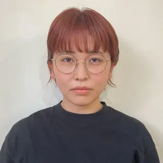 ショート カラー しずく/Lilu/ 博多美容室のヘアスタイル