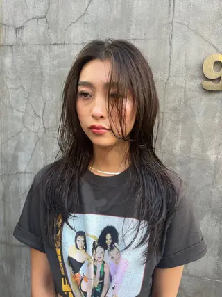 セミロング カラー HAIR MAKE  miel所属・🫧透明感カラー🫧 SHINSEIのヘアスタイル