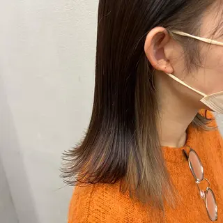 ショート カラー 🌱小顔魅せショート 髪質改善カラー/泉綺のヘアスタイル