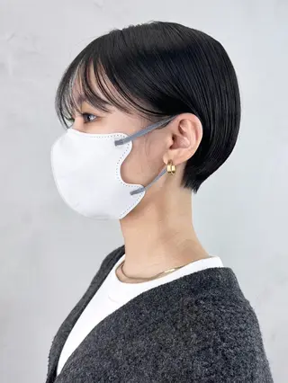 ショート カラー パーマ ヘアアレンジ ITbyALBUM 下北沢店のヘアスタイル