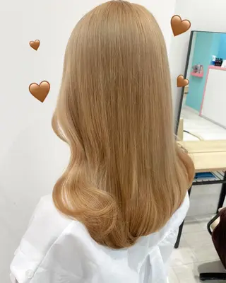 セミロング カラー 新宿駅近♡個室 ♡関口三都季🌜のヘアスタイル