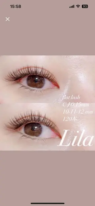 マツエク・マツパ Lila長浜店 フジイのマツエク・マツパデザイン