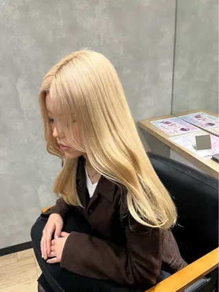 ロング カラー 新宿 似合わせカラー HINAのヘアスタイル