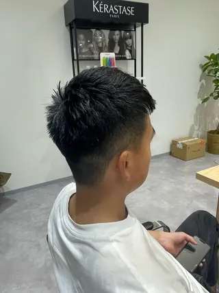 ショート ハイトーンカラー 縮毛矯正/ジャックのヘアスタイル