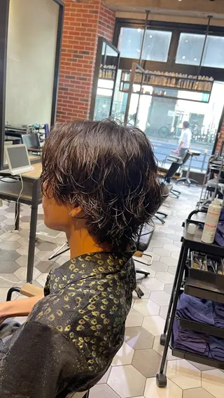 パーマ メンズ 大人男子の メンズパーマのヘアスタイル