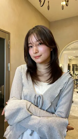 ロング La Bonheur hair parfait所属・谷本虎太郎 レイヤー🌈ボブのヘアスタイル