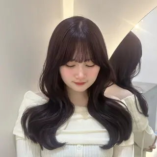 ロング カラー 韓国レイヤー/艶髪/ manami🥣のヘアスタイル