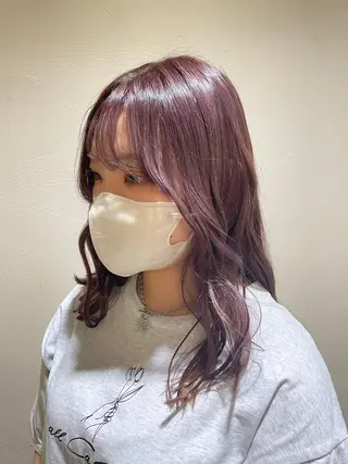 セミロング タニ アカリのヘアスタイル