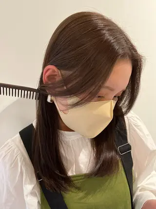 セミロング 三谷はるな /名古屋/本山のヘアスタイル