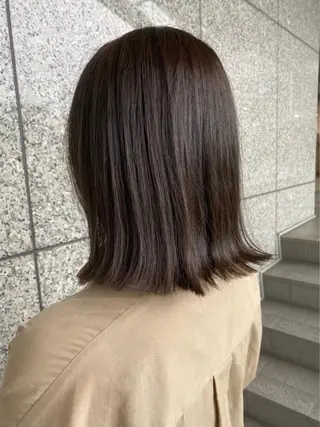 ミディアム カラー 神戸ボブ✂️ ioe三宮/田 伸佳のヘアスタイル