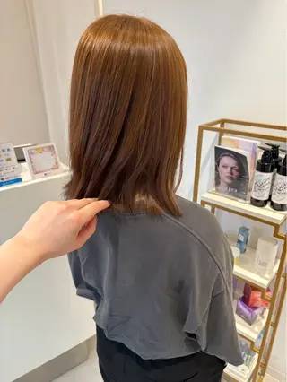 ミディアム ハイトーン/福井 🦖/服部じんのヘアスタイル