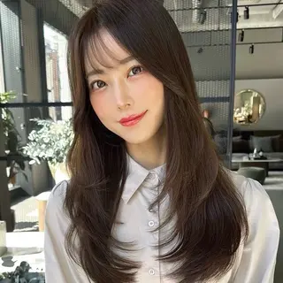 セミロング Lond alxeiaのヘアスタイル