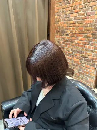 ミディアム 渡辺 りずのヘアスタイル