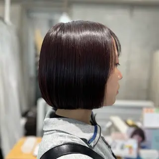 ショート カラー 田島拓海 ボブカットのヘアスタイル