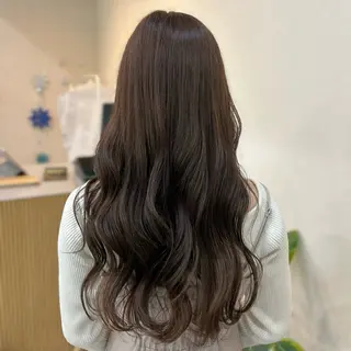 ロング MIDORI🎀 透明感/ベージュのヘアスタイル