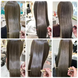 ロング カラー ＡＳＨ大宮/ブリーチ 髪質改善/カラーのヘアスタイル