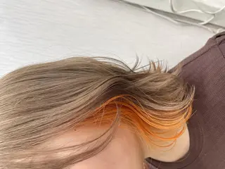 セミロング カラー ロルド フィオラのヘアスタイル