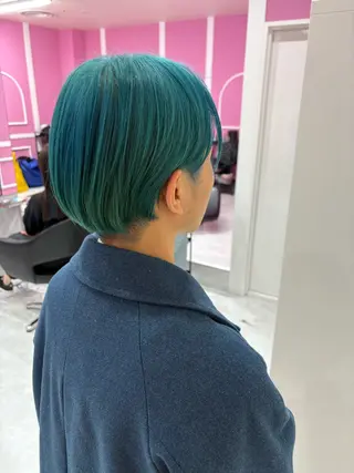 カラー ブリーチ⏳艶カラー Natsukiのヘアスタイル