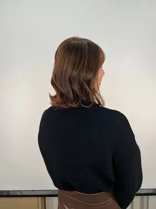 ミディアム カラー Seira🎀 パーマモデル募集中のヘアスタイル