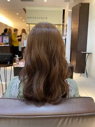 ロング カラー 似合わせまつパ× 透け感カラー/ゆりのマツエク・マツパデザイン