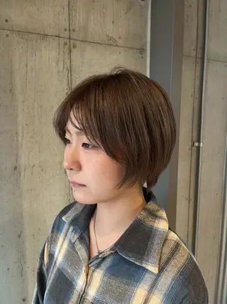 ショート カラー ヘアアレンジ ボブ×艶カラー 特化・リクト💥のヘアスタイル