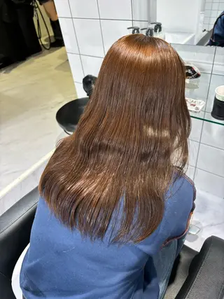 ミディアム カラー 表参道♡暗髪♡ 艶カラー♡アユミのヘアスタイル