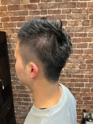 ショート カラー パーマ ヘアアレンジ メンズ キッズ ネイル マツエク・マツパ アイブロウ 久木原 ゆりのヘアスタイル