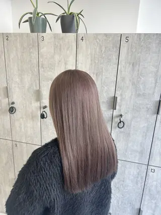 ロング カラー 海外風カラー enaのヘアスタイル