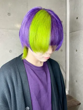 カラー かずくん🦩名古屋 ハイトーン/レイヤーのヘアスタイル