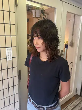 ミディアム パーマ kaito パーマ募集！🔵のヘアスタイル