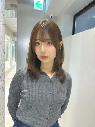 ミディアム カラー 矢野 晃平のヘアスタイル