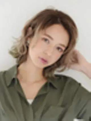 ミディアム カラー 髪質改善/縮毛矯正 今井ノブヤスのヘアスタイル