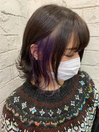 ミディアム 🦄ハイトーンカラー 🦄まるおしょうのヘアスタイル