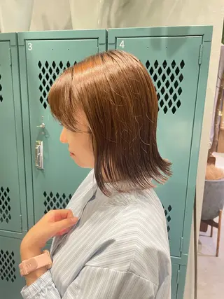 ミディアム cyan所属・あきば まゆのヘアスタイル