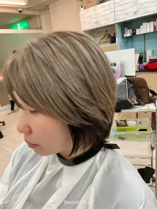 ショート カラー ビューティーサロンワタナベ所属・oono mayuのヘアスタイル