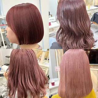 ミディアム カラー 顔まわりカット/ボブ /🧁とーこ🧁のヘアスタイル