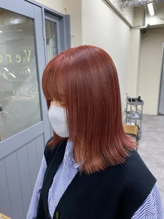 カラー レディースパーマ モデル募集RIKOのヘアスタイル