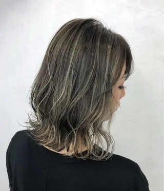 ミディアム カラー 🌼透明感カラー ✳︎eri🌼のヘアスタイル