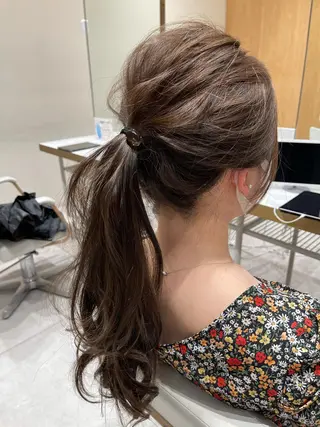 ロング カラー ヘアアレンジ noe tton  【ノエ トトン】所属・だいや/メンズパーマ メンズカット/名古屋のヘアスタイル